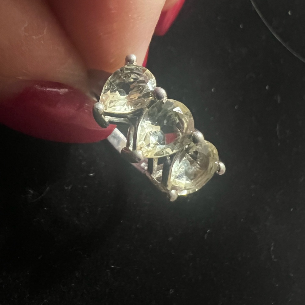 925 STERLING SILVER CZ RING